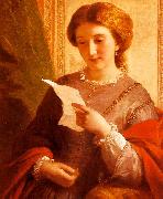 Alfred Chalon Girl Reading a Letter china oil painting artist